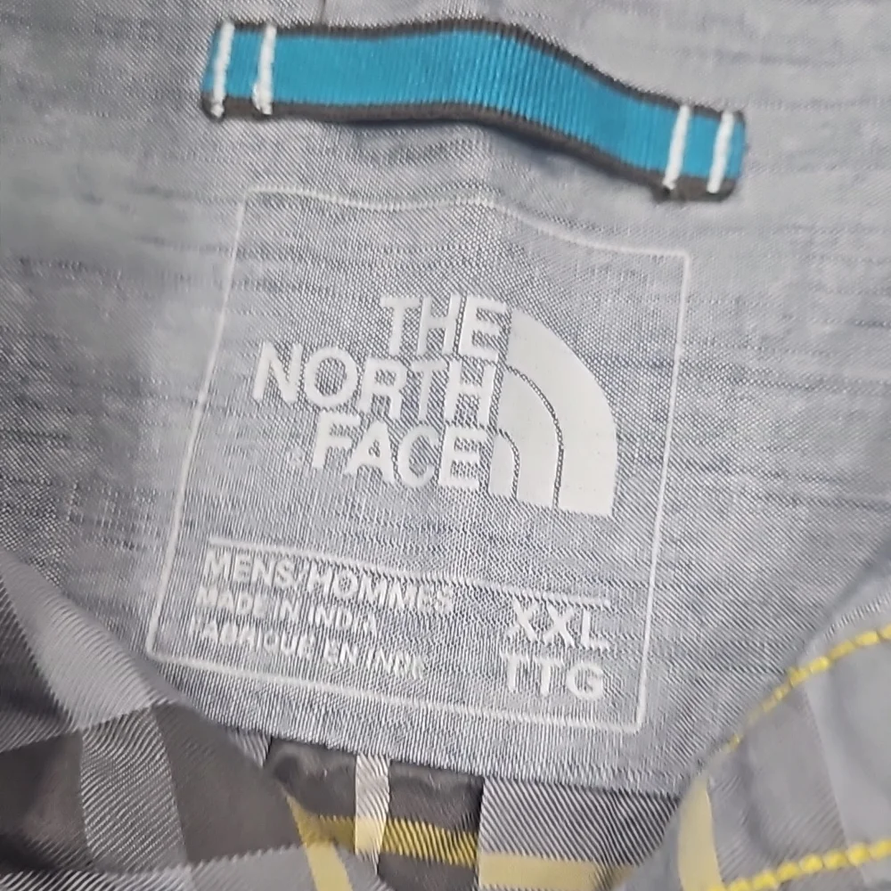 Size 2XL XXL Men's Grey Plaid Long Sleeve Button-Down Shirt by The North Face